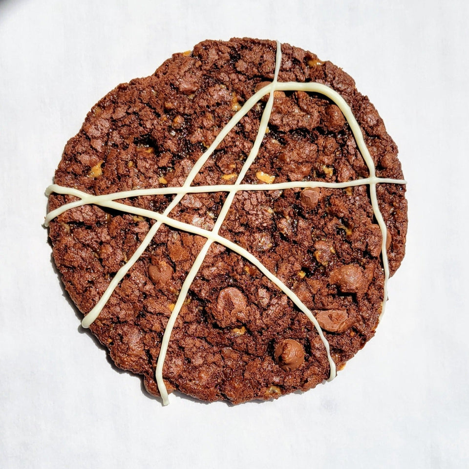 Double Chocolate Toffee Cookies