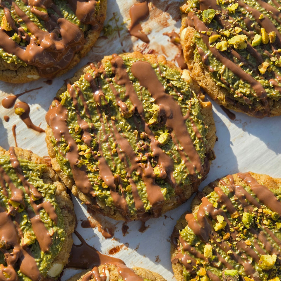 Pistachio Knafeh Cookies (Dubai Chocolate)